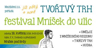 Tvořivý trh, festival Mníšek do ulic a Mezi lidmi. V sobotu 18. května zaplníme náměstí!